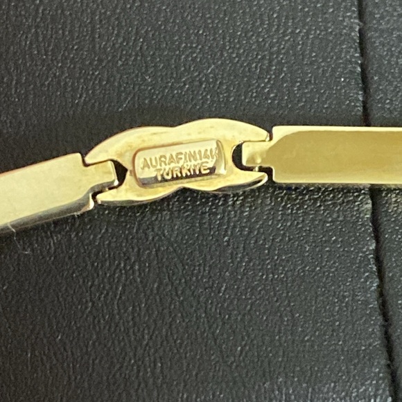 14K Yellow Gold Aurafina Necklace - Picture 10 of 11